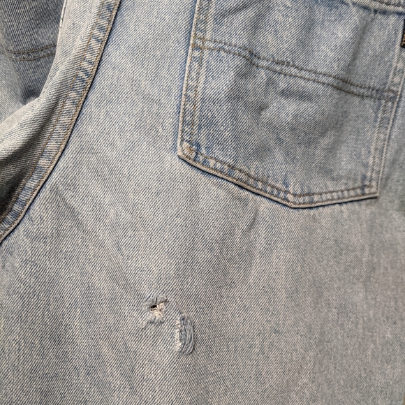 Vintage 90s Esprit Denim Overalls Size Medium - Picture 3 of 3